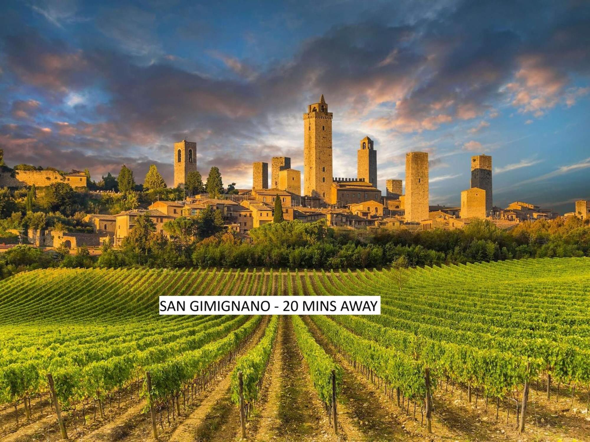 Lacollinatuscany Between San Gimignano And Волтера Екстериор снимка